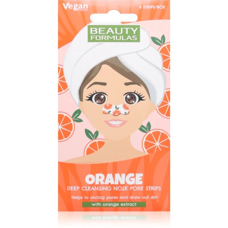 Beauty Formulas Orange Îngrijire pentru pori dilatati si puncte negre 6 buc