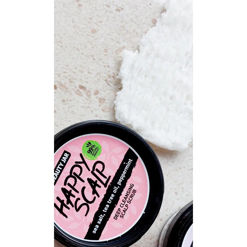 Beauty Jar Happy Scalp exfoliant de curățare pentru un scalp seboreic 100 g