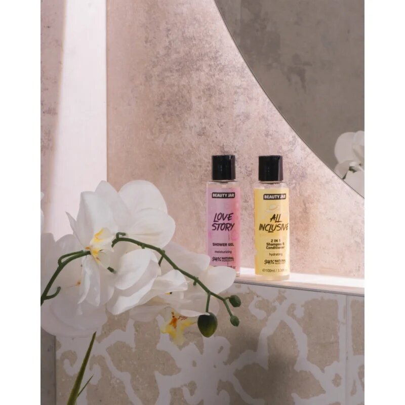 Beauty Jar Love Story gel de duș mătăsos 100 ml