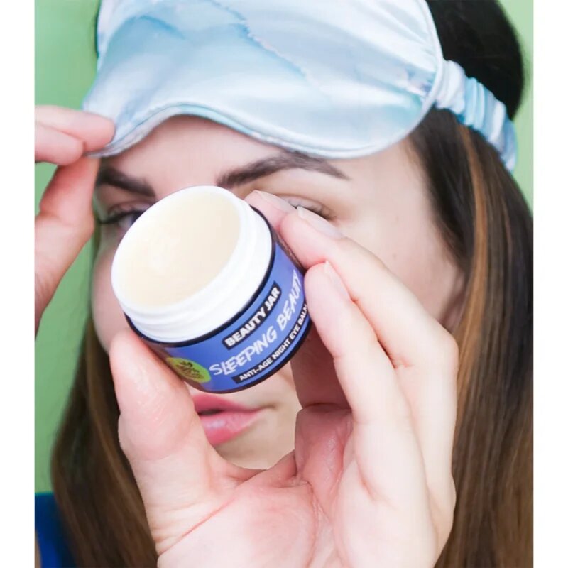 Beauty Jar Sleeping Beauty balsam cu efect de fermitate pentru conturul ochilor pentru noapte 15 ml
