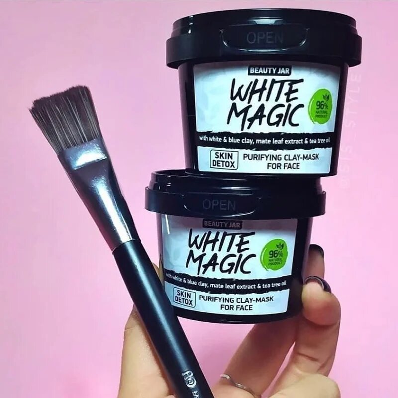 Beauty Jar White Magic masca de fata pentru curatare cu efect de hidratare 120 ml