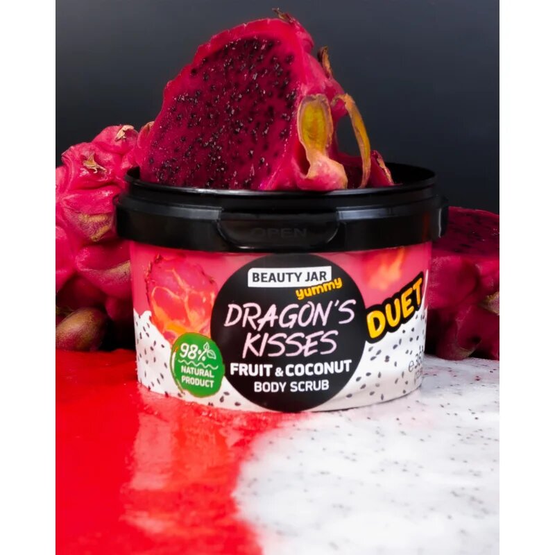 Beauty Jar Yummy Dragon's Kisses exfoliant pentru corp 360 g