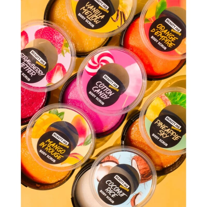 Beauty Jar Yummy Orange d'Empire crema delicata pentru exfoliere cu efect revigorant 360 g