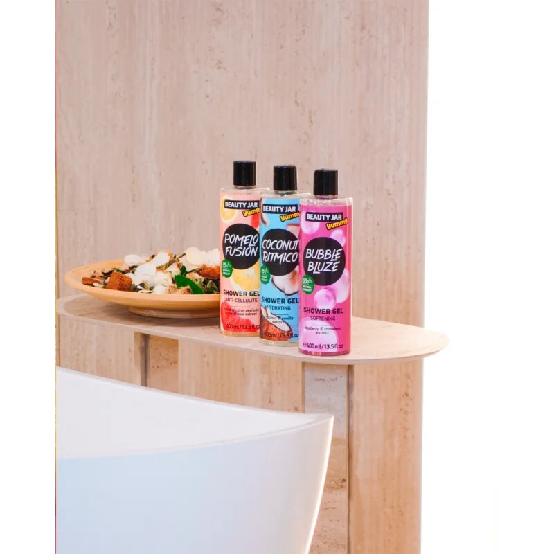 Beauty Jar Yummy Pomelo Fusion gel de dus revigorant pentru celulită 400 ml
