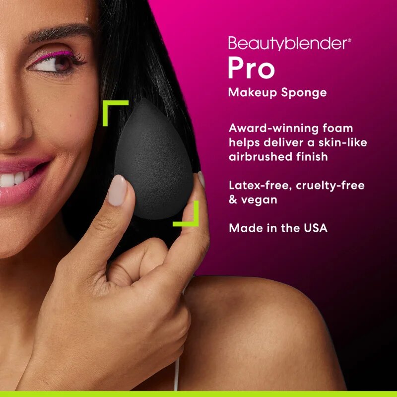 beautyblender® Original burete pentru machiaj Pro Black 1 buc