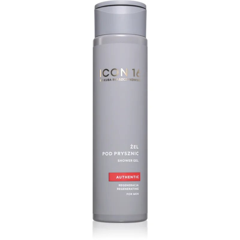beBIO ICON16 Authentic gel de dus regenerabil pentru bărbați 300 ml