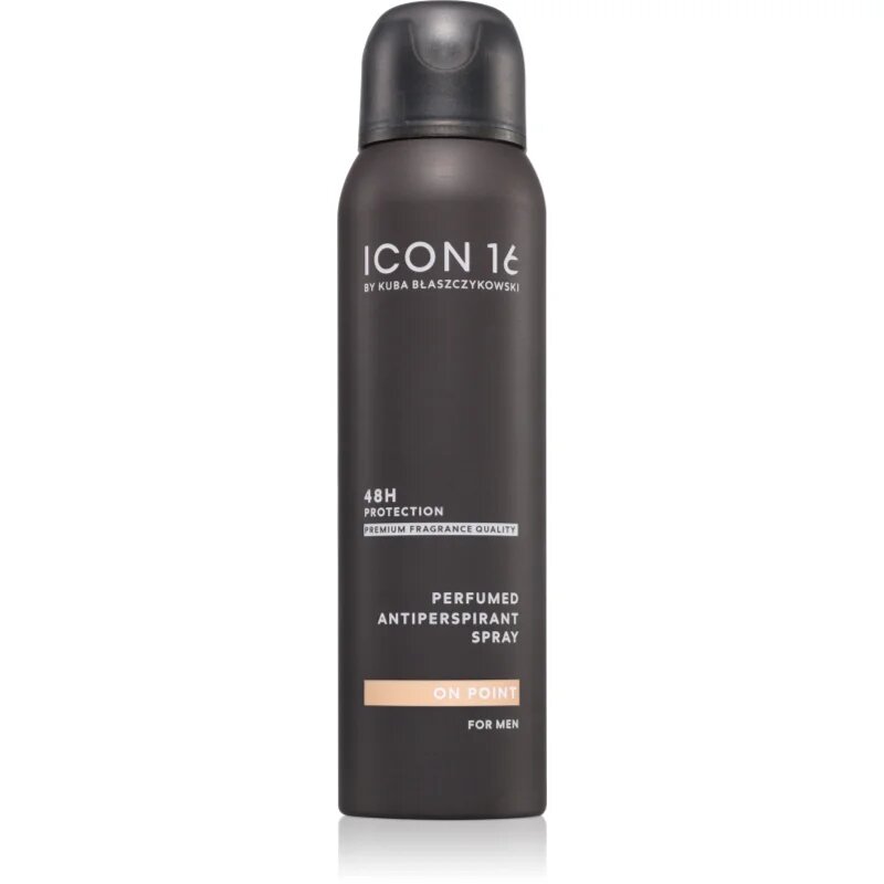 beBIO ICON16 On Point spray anti-perspirant pentru bărbați 150 ml