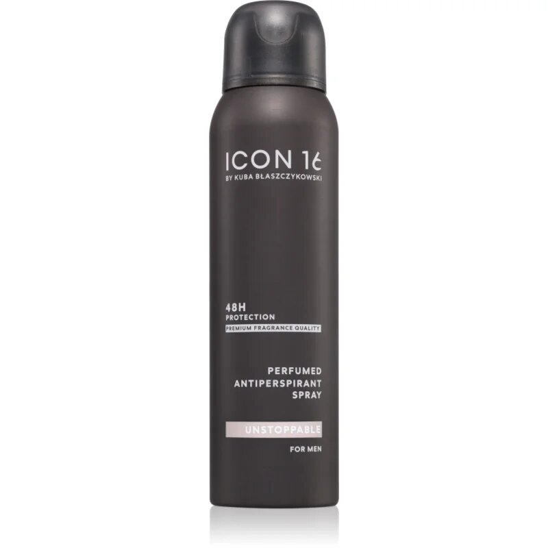 beBIO ICON16 Unstoppable spray anti-perspirant pentru bărbați 150 ml