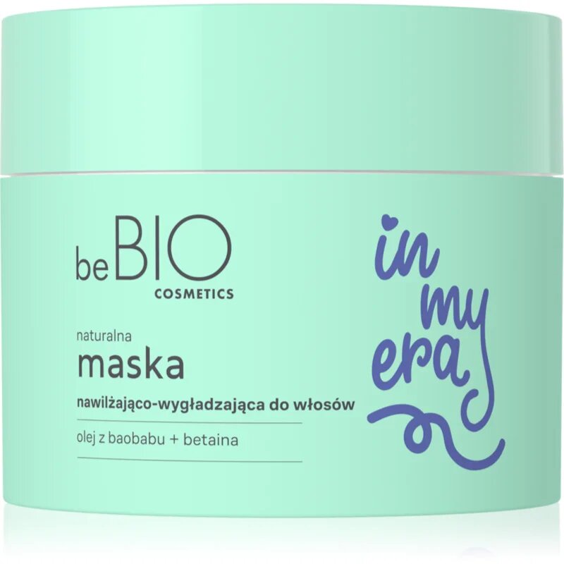beBIO In My Era Moisturizing & Smoothing mască de hidratare profundă pentru netezirea parului 250 ml