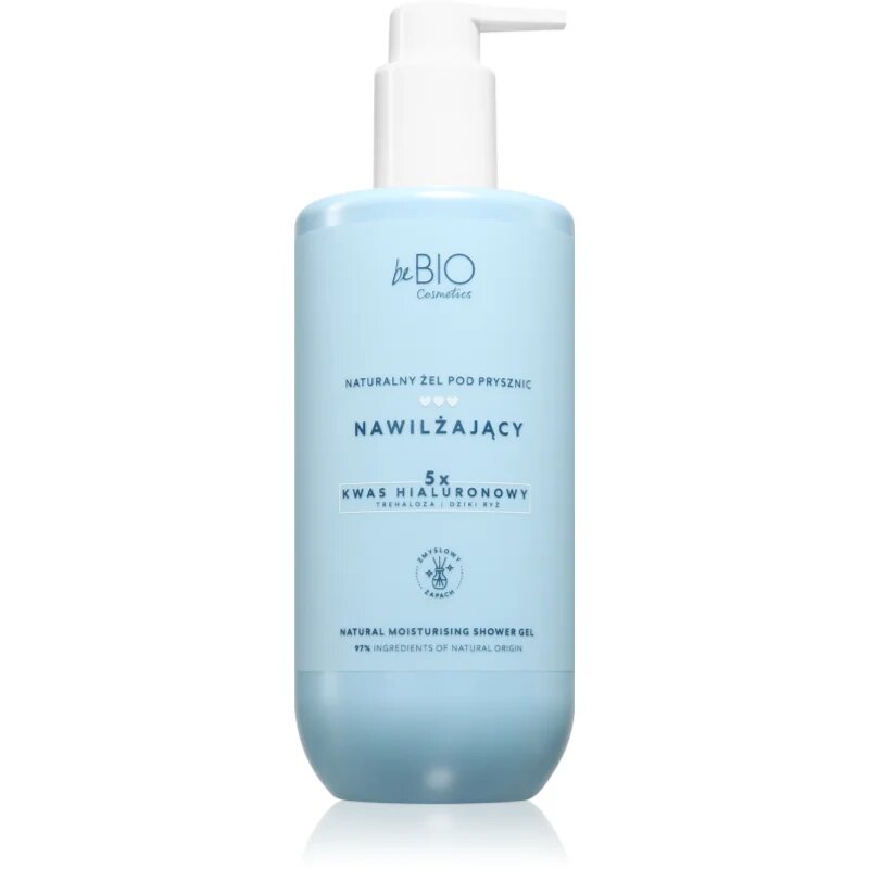 beBIO Natural Moisturising Shower Gel gel de dus hidratant 350 ml