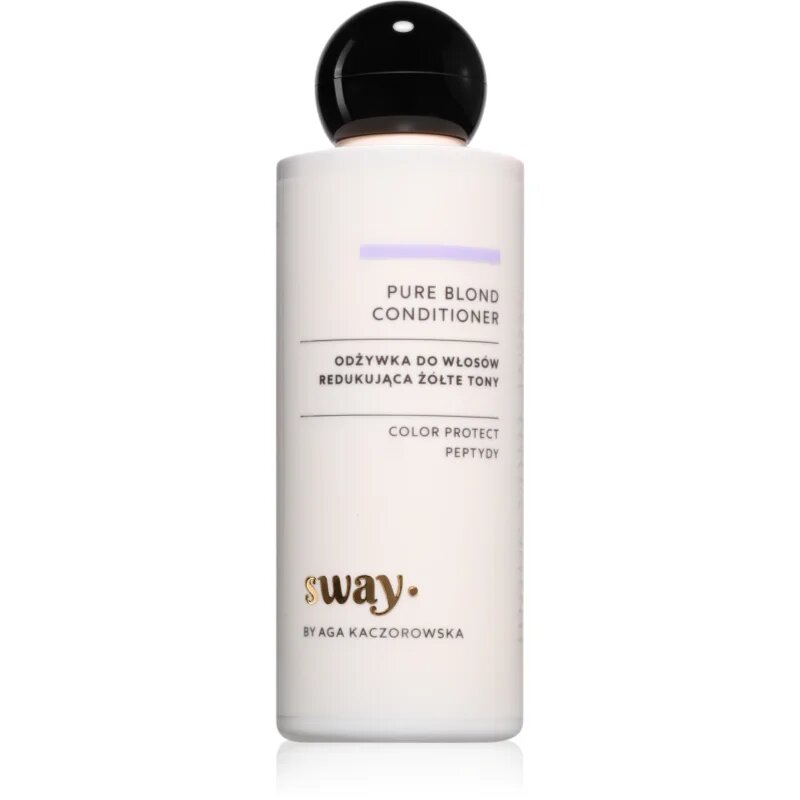 beBIO SWAY Pure Blond balsam împotriva tonurilor galbene 200 ml