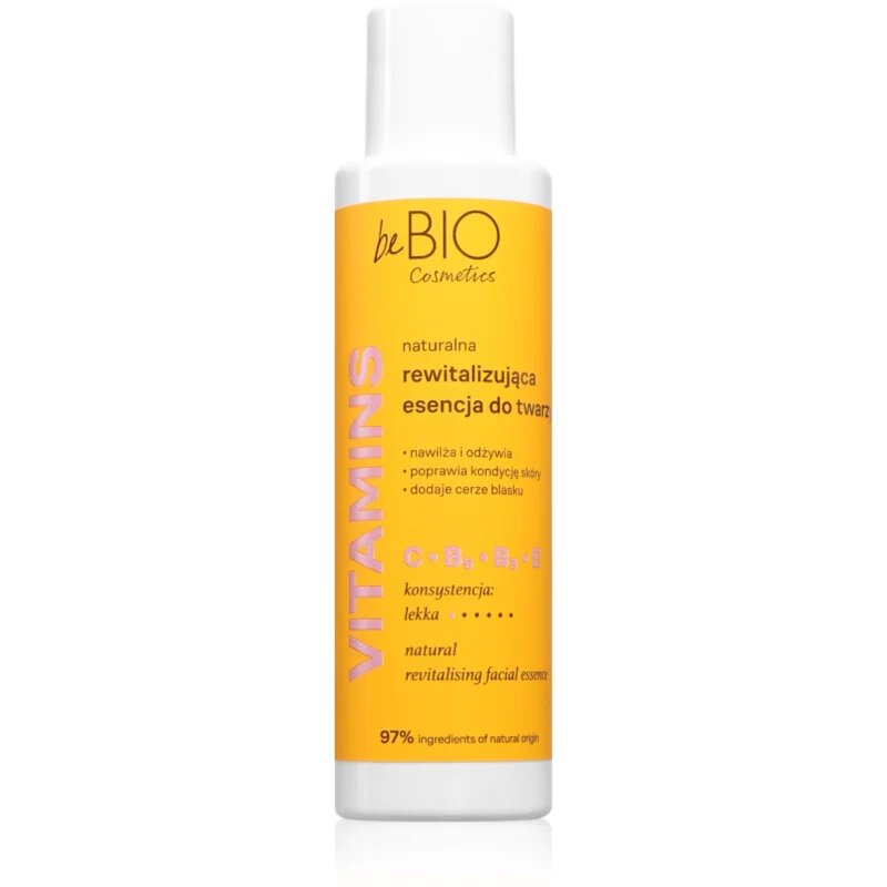 beBIO Vitamins esenta faciala cu efect revitalizant 100 ml