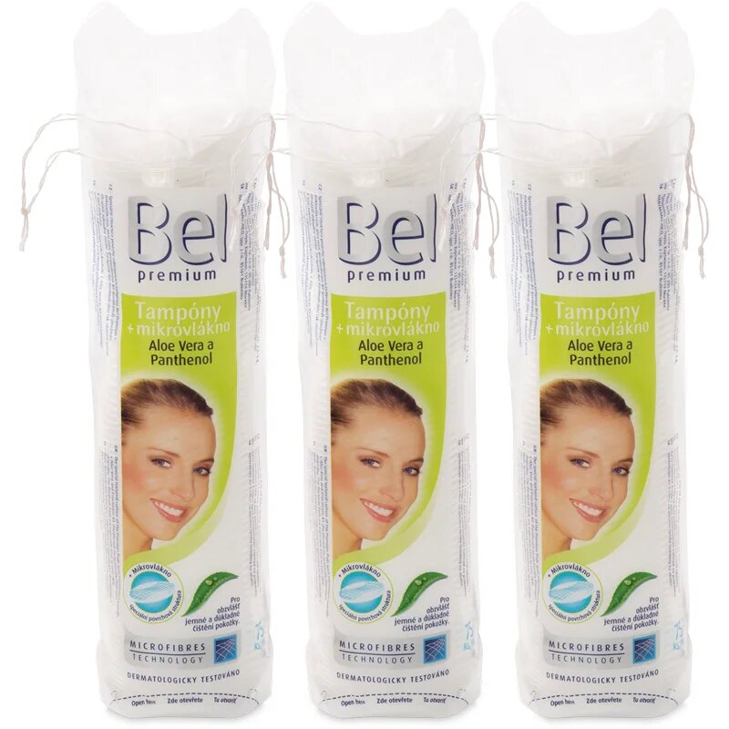 Premium dischete demachiante cu aloe vera 3x75 buc