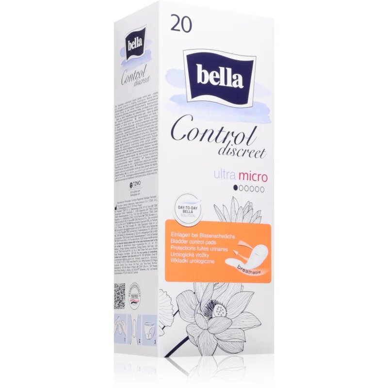 BELLA Control Discreet Ultra Micro absorbante pentru incontinență 20 buc