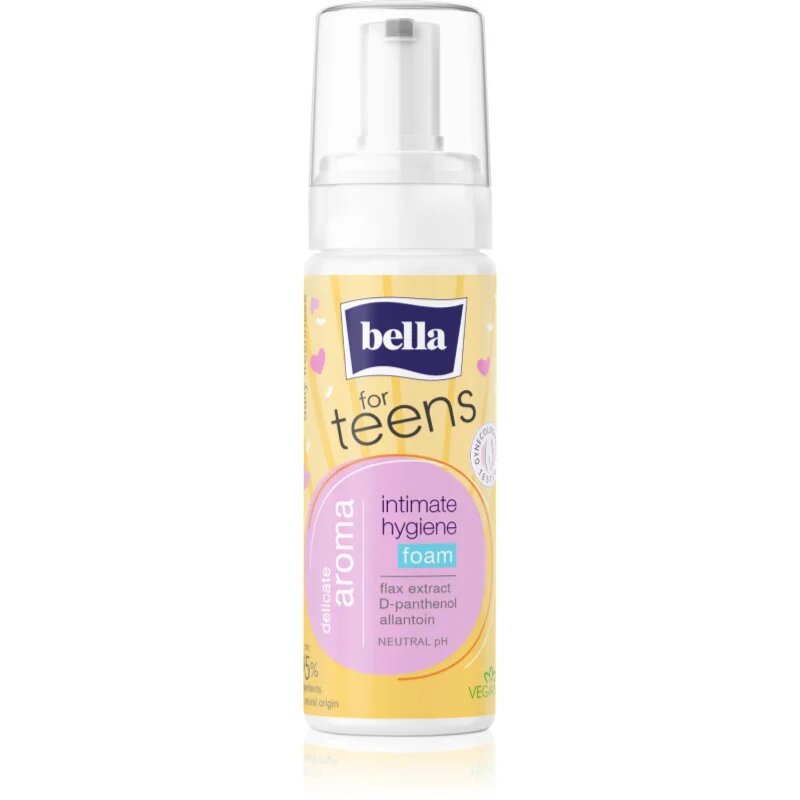 BELLA For Teens Aroma spumă pentru igiena intimă pentru fete 150 ml