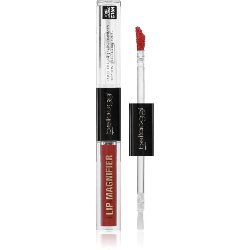 bellaoggi Lip Magnifier ruj rezistent si luciu de buze. 2 in 1 culoare Ruby Red 2.7 ml