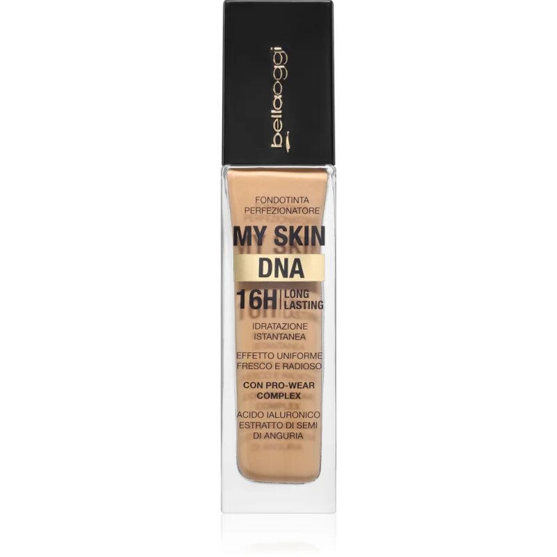 bellaoggi My Skin DNA make up hidratant pentru o piele perfecta culoare Golden Sand 34 ml
