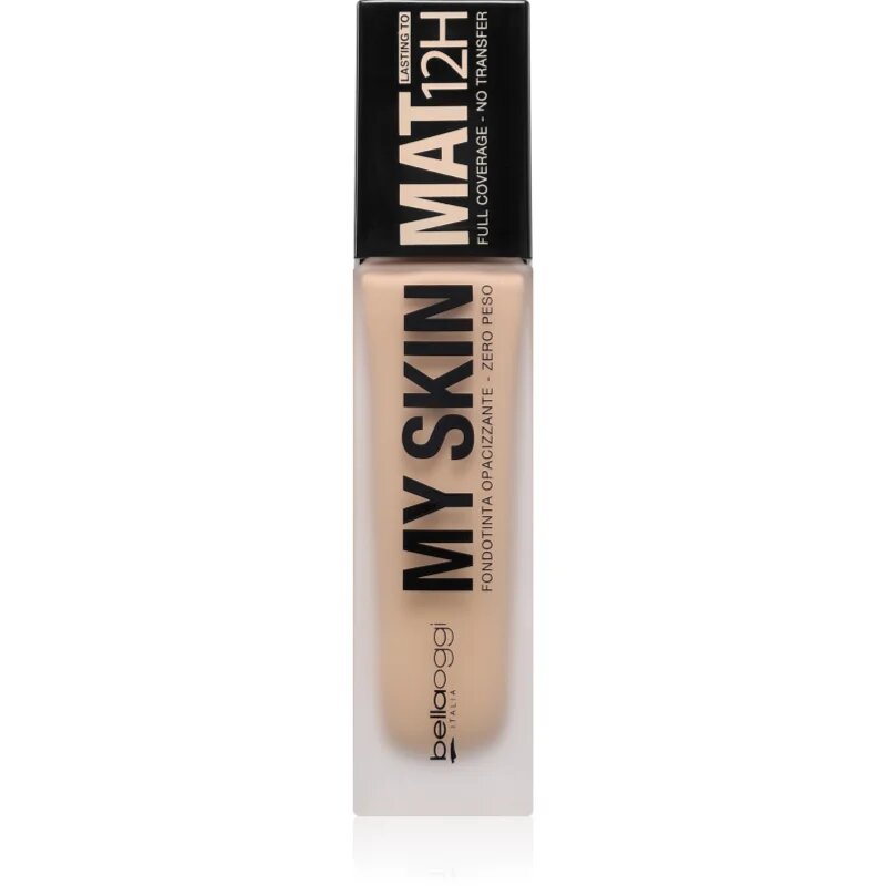 bellaoggi My Skin Mat 12H machiaj matifiant de lungă durată culoare Neutral Beige 30 ml