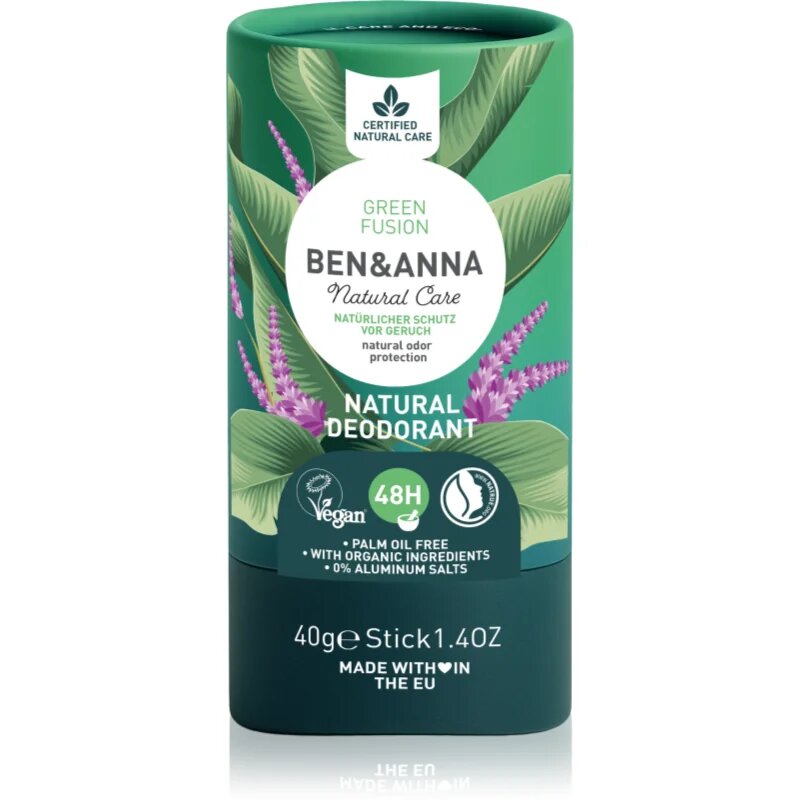BEN&ANNA Natural Deodorant Green Fusion deodorant stick 40 g