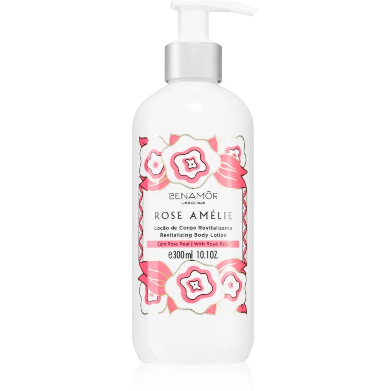 Benamôr Rose Amélie Loção Corporal lotiune de corp revitalizanta 300 ml