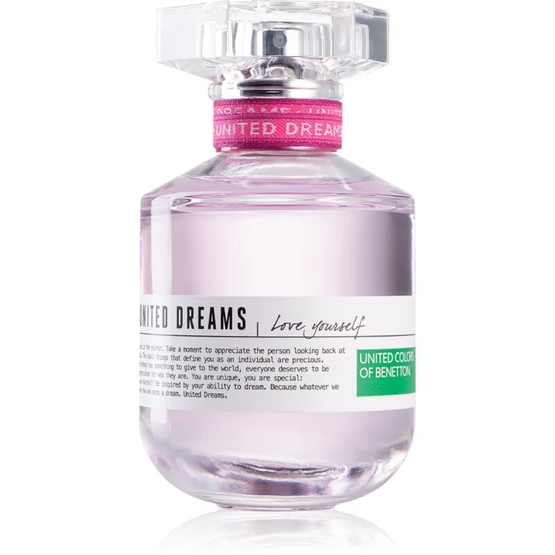 Benetton United Dreams for her Love Yourself Eau de Toilette pentru femei 80 ml