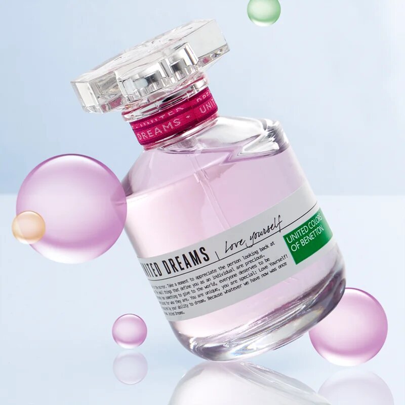 Benetton United Dreams for her Love Yourself Eau de Toilette pentru femei 80 ml