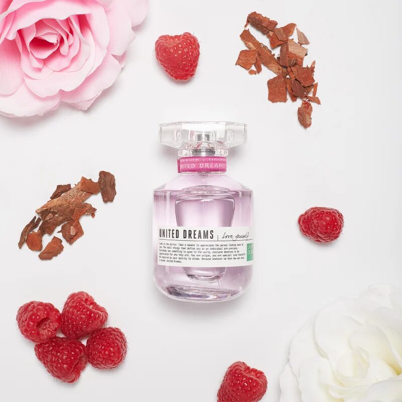 Benetton United Dreams for her Love Yourself Eau de Toilette pentru femei 80 ml