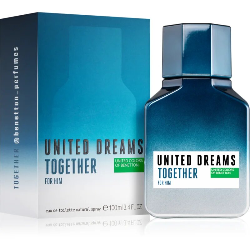 Benetton United Dreams for him Together Eau de Toilette pentru bărbați 100 ml