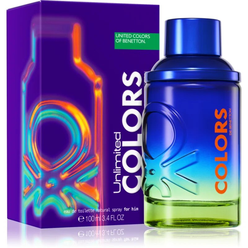Benetton Unlimited Colors de Eau de Toilette pentru bărbați 100 ml