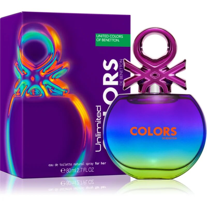 Benetton Unlimited Colors de Eau de Toilette pentru femei 80 ml