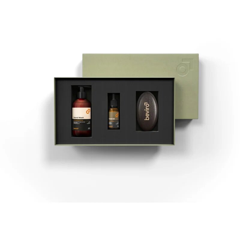 Beviro Cinnamon Season Beard Care Kit set cadou pentru barbă