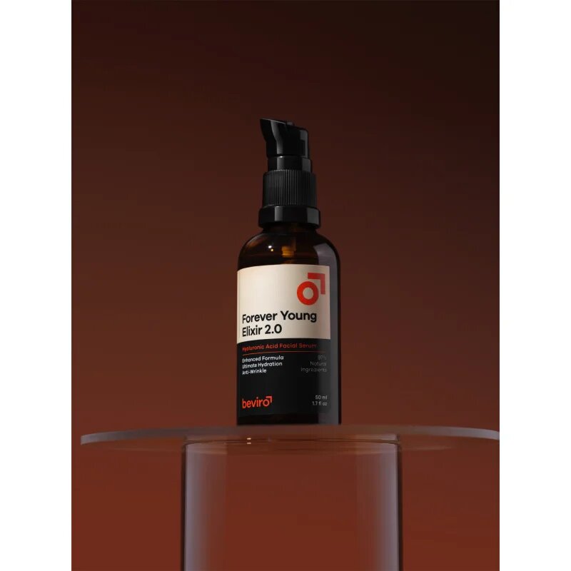 Beviro Forever Young Elixir ser antirid cu acid hialuronic 50 ml