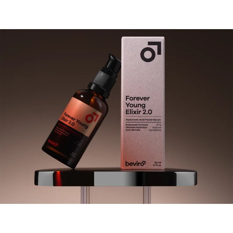 Beviro Forever Young Elixir ser antirid cu acid hialuronic 50 ml