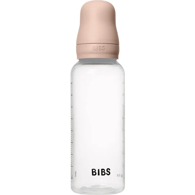 BIBS Anti-Colic Baby Bottle Latex biberon anticolici cu tetină din cauciuc Blush 1 buc