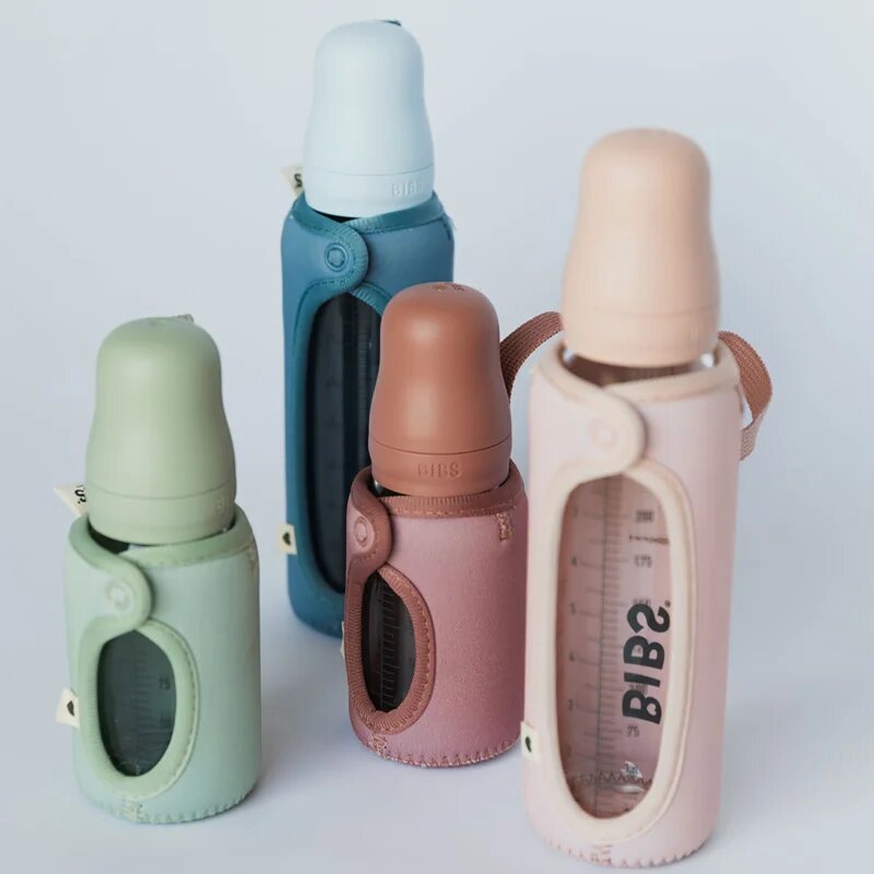 BIBS Bottle Cover Small husă pentru sticla de băut Blush 1 buc
