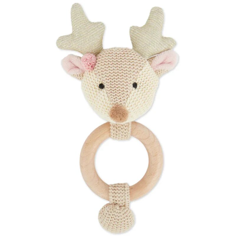 Bieco Grasping Toy with Rattle Fawn jucarie cu zornăitoare 0 m+ 1 buc