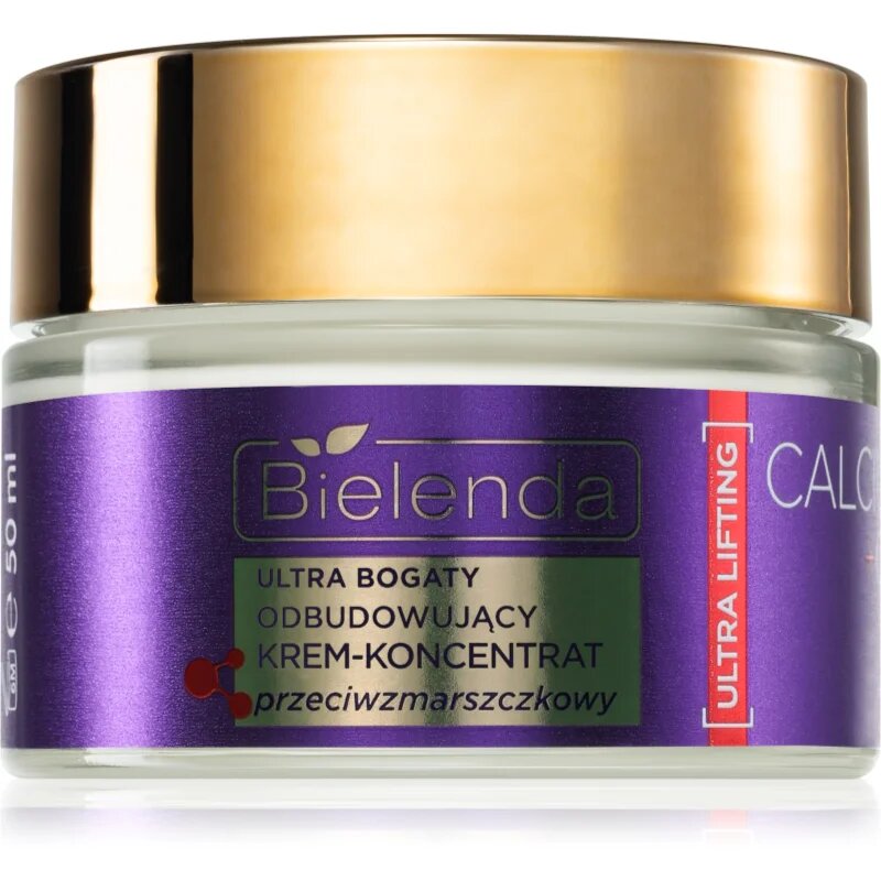 Bielenda Calcium + Q10 Ultra rich rebuilding cream anti-wrinkle concentrate for the night cremă antirid cu efect de regenerare pentru noapte 50 ml