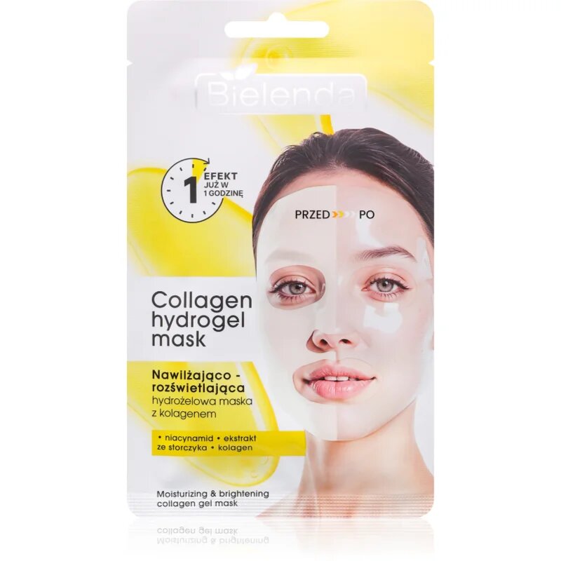Bielenda Collagen Hydrogel Mask mască hidrogel cu colagen 1 buc
