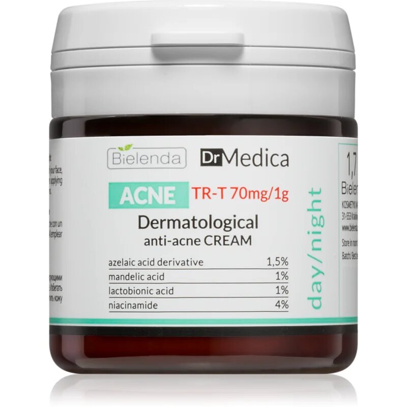 Bielenda Dr Medica Acne cremă pentru față pentru tenul gras predispus la acnee 50 ml