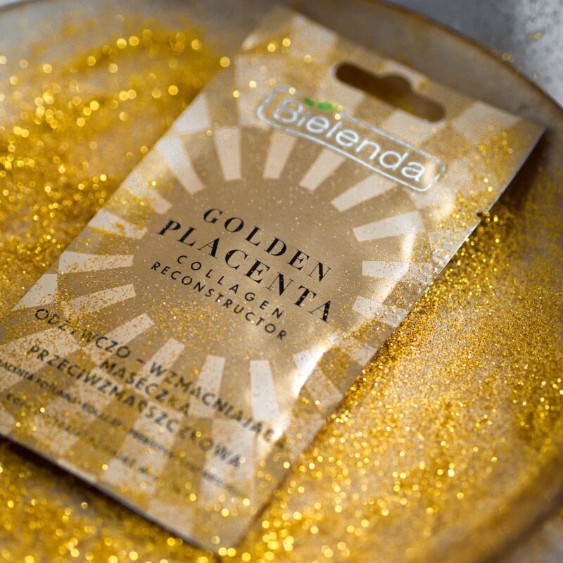 Bielenda Golden Placenta Collagen Reconstructor crema-masca pentru reducerea semnelor de imbatranire 8 g