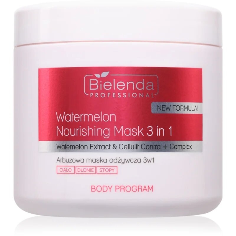 Body Program Watermelon Nourishing Mask 3in1 masca pentru hidratare intensiva pentru corp 600 ml