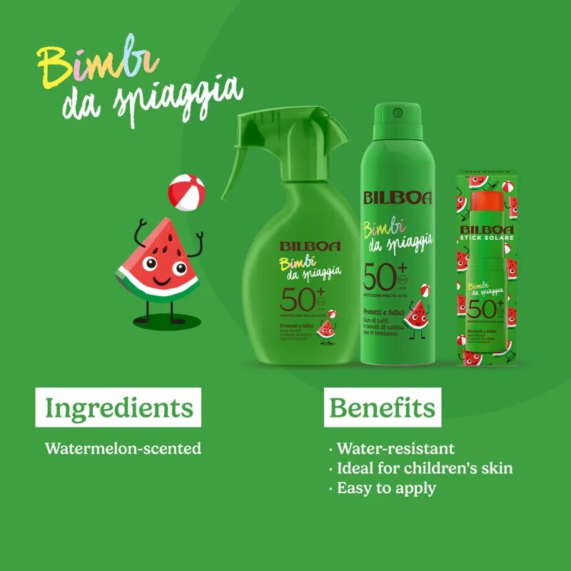 Bilboa Bimbi Trigger spray solar pentru copii SPF 50+ 250 ml