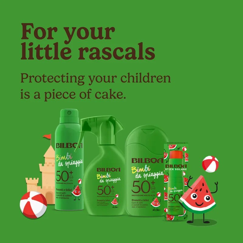 Bilboa Bimbi Trigger spray solar pentru copii SPF 50+ 250 ml