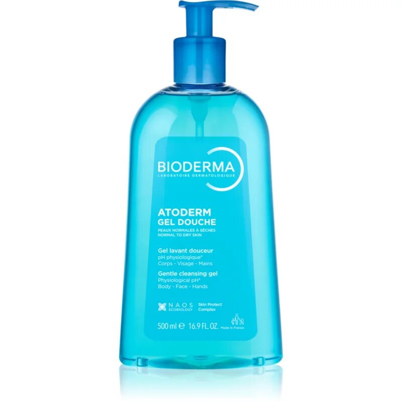 Bioderma Atoderm Gel gel de duș mătăsos pentru piele uscata si sensibila 500 ml