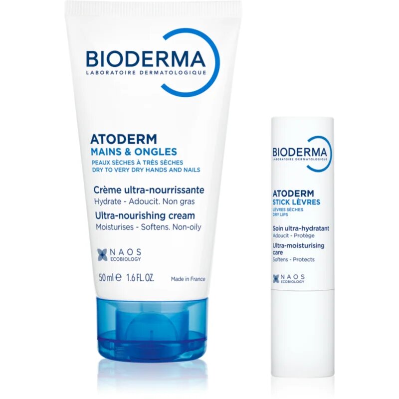 Bioderma Atoderm Pocket Friends set pentru hidratare intensa