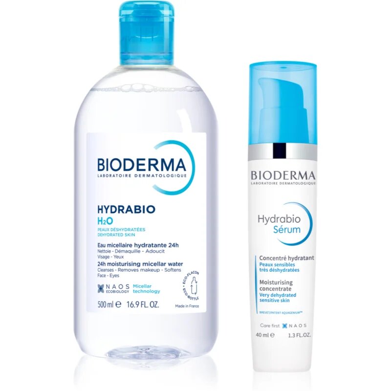 Bioderma Hydrabio Daily Hydration set pentru piele deshidratata