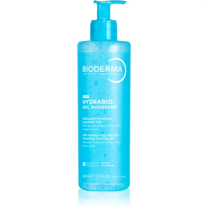 Bioderma Hydrabio Gel Moussant gel micelar de curățare cu efect de hidratare 400 ml
