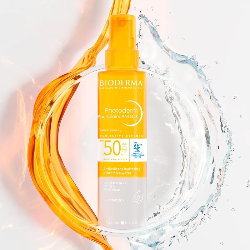 Bioderma Photoderm Eau solaire ANTI-OX spray solar SPF 50 200 ml