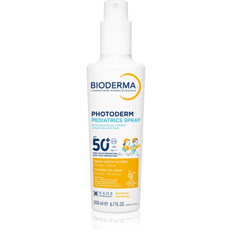 Bioderma Photoderm Pediatrics spray pentru protectie solara pentru copii SPF 50+ 200 ml