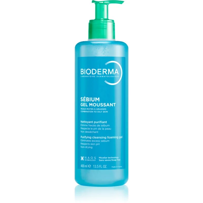 Bioderma Sébium Gel Moussant gel de curățare pentru ten gras și mixt 400 ml